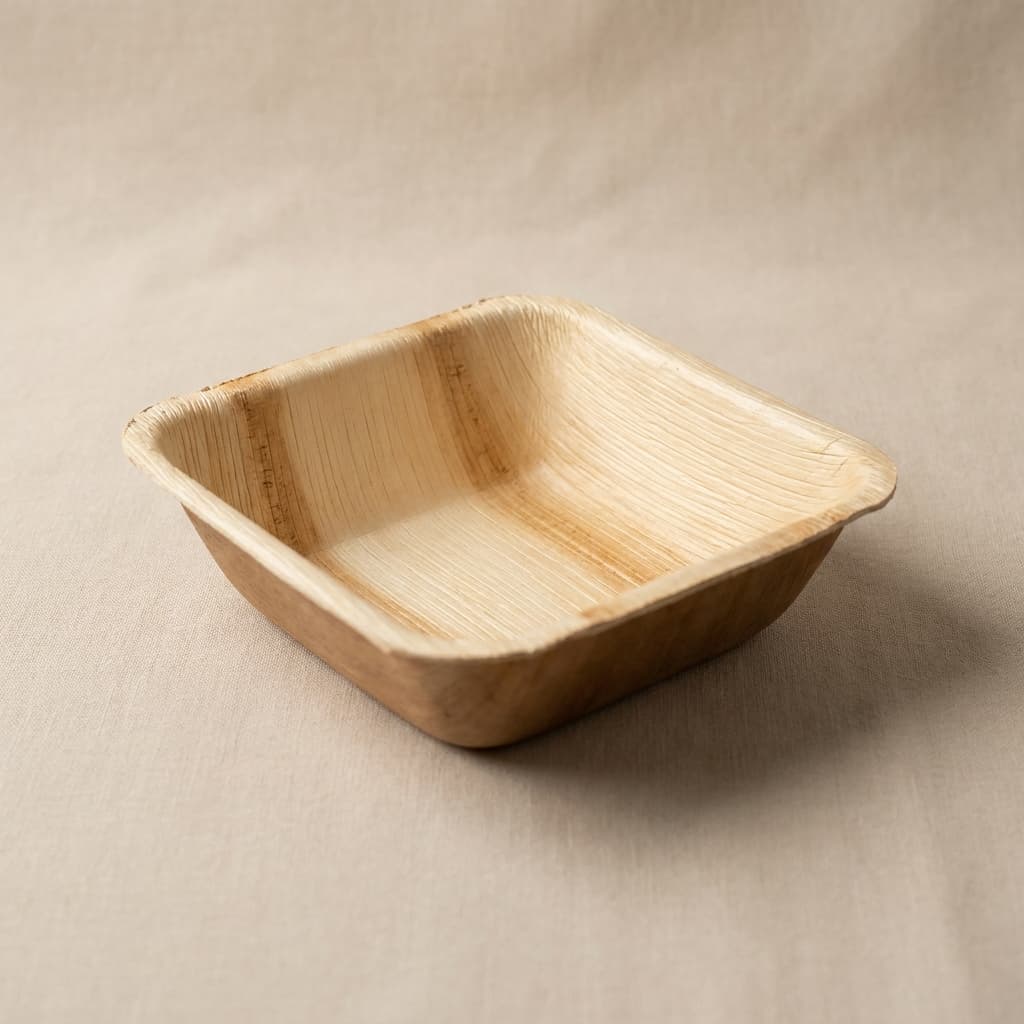 Areca Palm Square Bowls