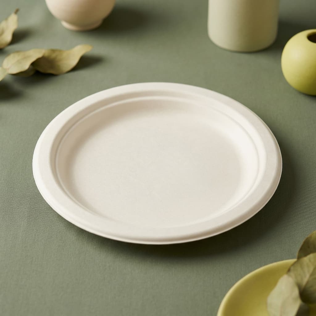 Bagasse Round Plates